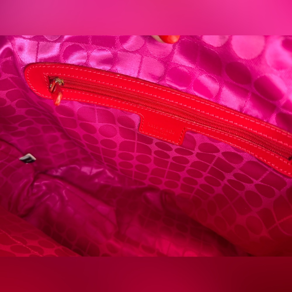 Kate Spade Vibrant Red and Pink Tote - Picture 8 of 11